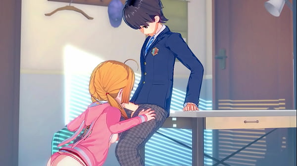 Student girl loves doing blowjobs 