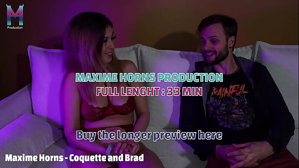 Her first straight experience with a pro actor while her husband films 