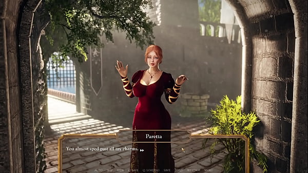 I fucked the queen and saw the hot warrior fingering herself 