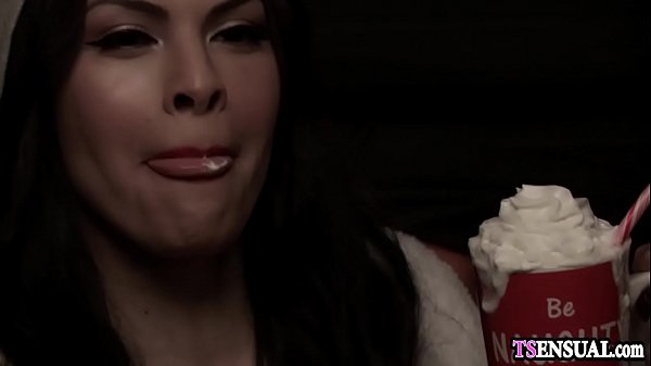 Play MP4 - Busty latina model shemale fucks a horny guys tighty ass