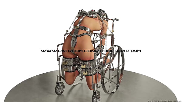 Play MP4 - Trapped in Wheelchair Hardcore 3D BDSM Animation