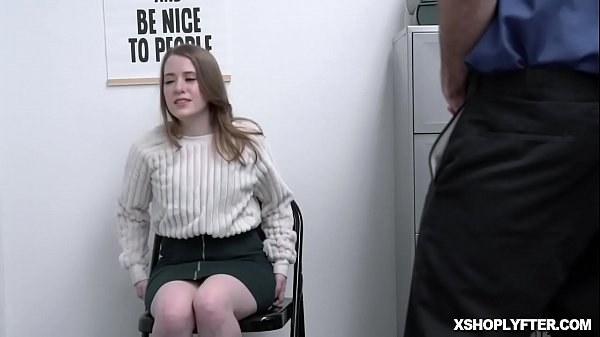 Officer wrex bend over alice on the office table for behind position fucking