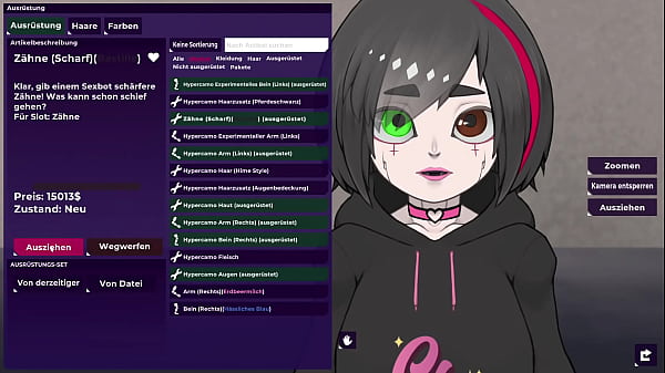 Gameplay visual novel &omega; factorial my dystopian robot girlfriend #16 k&ouml;rperteile