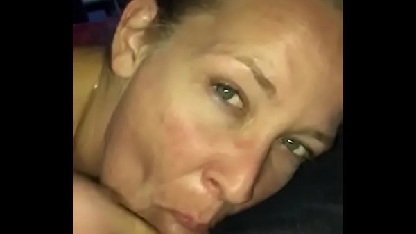 Wife sucking myballs til I cum