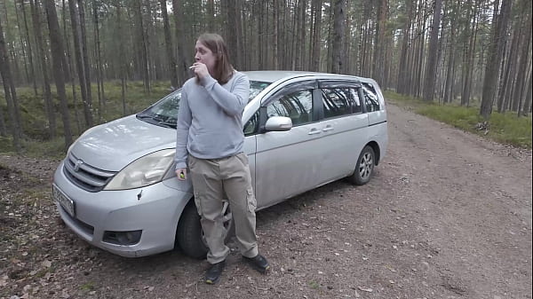 Real Teen Couple Fucks On The Roadside In The Car thumbnail