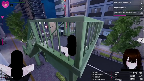 プレイ動画010 競泳水着_ふたなり状態で繁華街へ 秘密のエクスポーズ バレないように露出するマナカさん