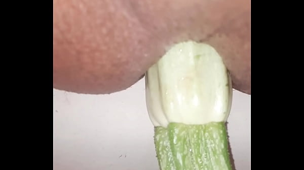 Gay anal zucchini