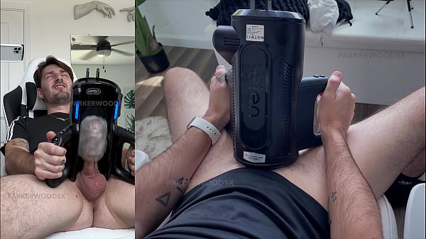 trying out my new sex toy XSpaceCup XT5 Auto-Stroker for first time 