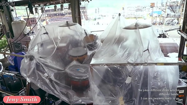 Great camel toe and big ass_in tight white suit by JenySmith