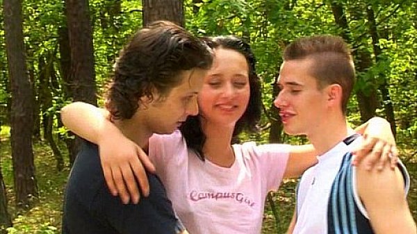 anal teen young mmf 3way bisexual another 