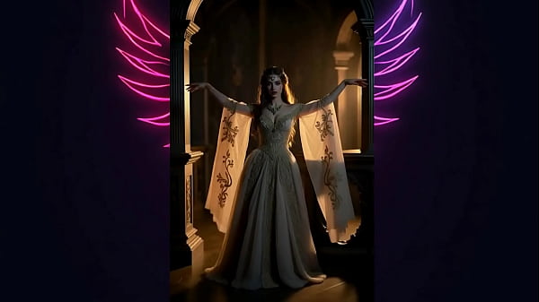 Elegant ai princess with sensual movements