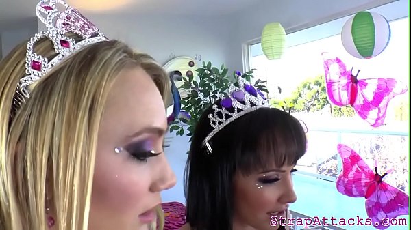 Bootylicious babes dominate a sub boyfriend 