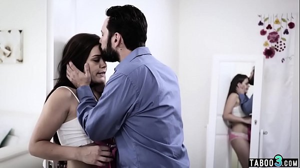 step Father trains teen stepdaughters ass_in front_of