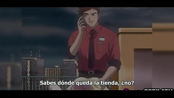 Ardientes chicas en uniforme de comida rapida tragan la polla de su genrente uncensored hentai