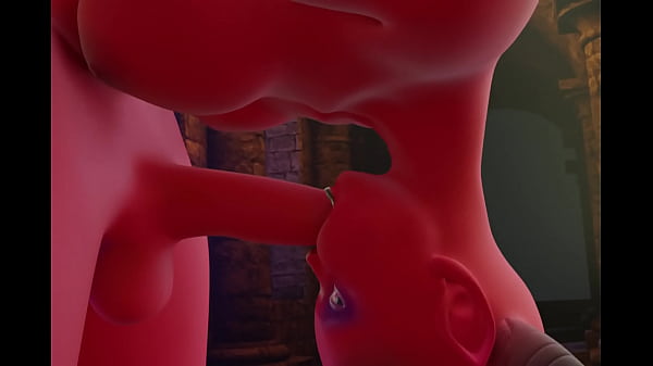 Futanari Devil Suck Her Own Cock thumbnail