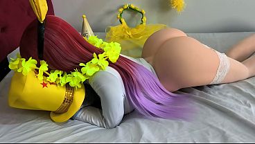 Play MP4 - HARDCORE NEW YEAR'S&period; My HOT and desirable VIRGIN stepdaughter showed me her veil and thong that she would wear for the toast that night and seeing her perfect ASS and wet pink PUSSY my huge BBC COCK started fucking her again and again until dawn