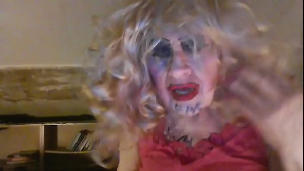 Is a Big, Black 8 Inch Dildo a Substitute For Reality? CD Sub Slut Sarah Finds Out, Masturbates, Smokes 