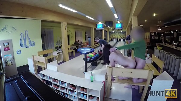 HUNT4K. Shy teen copulates with_man in bar while boyfriend is around