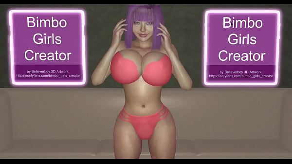 Bimbo girls creator by believerboy 3d artwork 