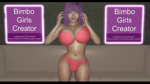 Bimbo girls creator by believerboy 3d artwork 