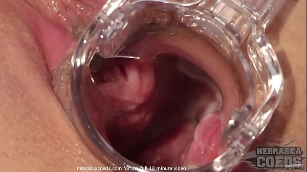 Cute fresh girl kinky gyno doctor toys and spreading open her pussy to see cervix