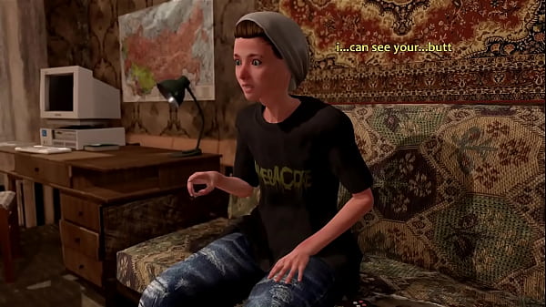 Play MP4 - The guy realized that he likes to be a bitchboy&period; Shemale MILF taught him how to suck cock and deprived him of anal virginity