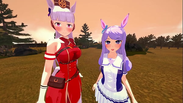 THREESOME_FUCK WITH GIRLS_UMA MUSUME PORN_ウマ娘