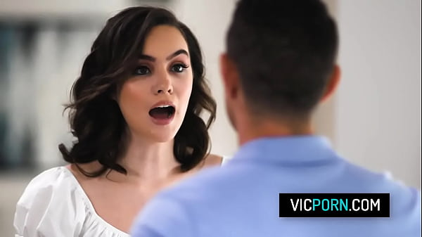 Sexy brunette babe passionately fucked doggy style 