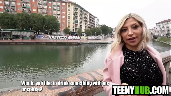 Play MP4 - From Coffee to Bedroom&colon; Milan Hottie&rsquo;s Perky Tits and Wet Pussy Get Slammed by a Big American Cock&excl;