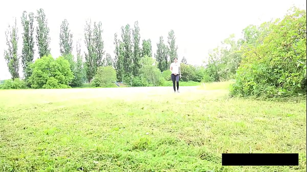 Drenching the grass with piss