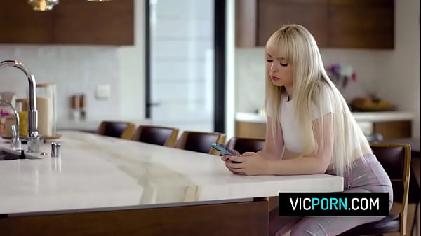 Petite blonde teen LillyBell has orgasmafter intense sex with_her boyfriend