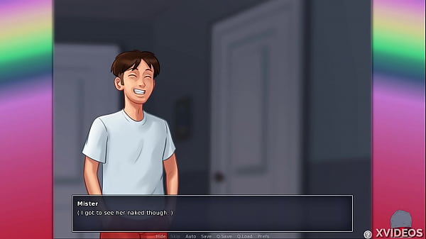 SUMMERTIME SAGA #07 • Busty brunette showing off her_goods