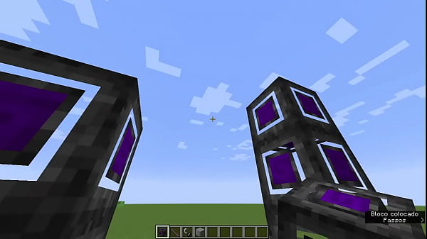 demonstração_mod minecraft 1_16 5 no_euclidian mod imersive_portals