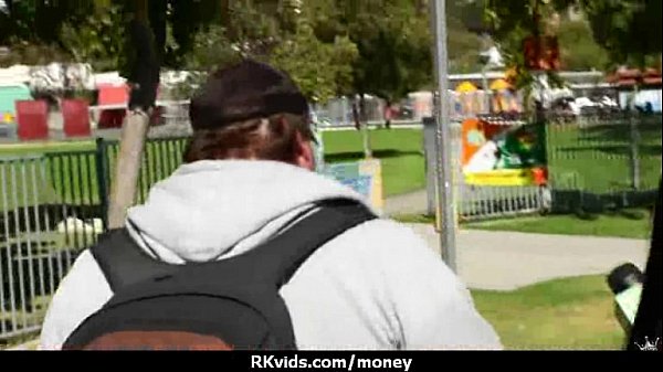 Desperateteen naked in public and fucks_to pay rent 25