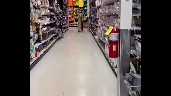 Gibby the clown pounds ebony pornstar in public store 