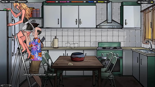 Play MP4 - Jenny caught an exhibitionist and helped him cum on her tits&period; Hentai Game