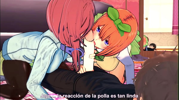 Nonton Miku & Yotsuba Destroyed By Just One Cock Real Moans Included! thumbnail