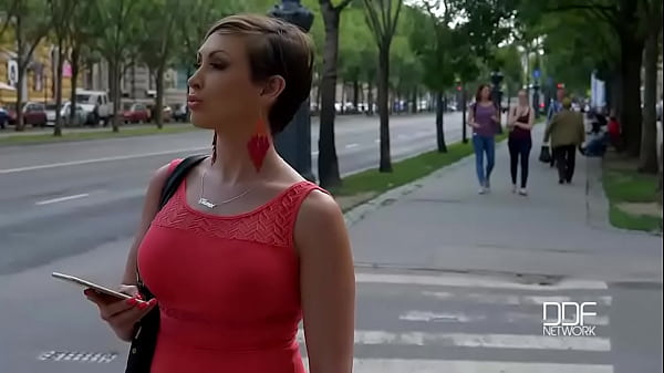 The upskirt gawker filthy cock sharing in hotel corridor