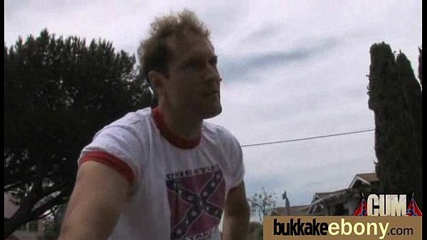 Ebony_gets group cumshots 6