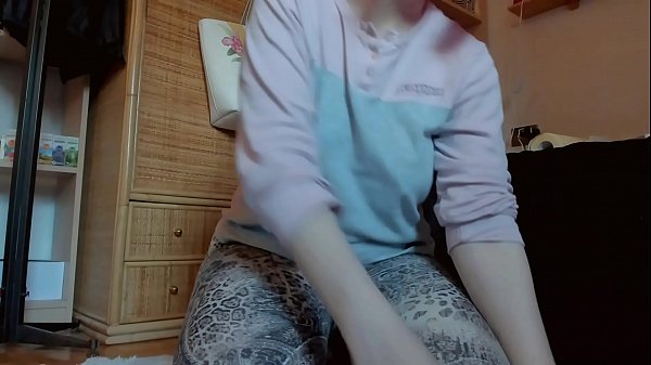 Your m 's pussy wet with piss while sucking your piss filled cock