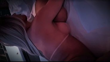 Homem de Verdade é_ Devorado na Garganta pela Trans Passiva do Rabã_o Enquanto a Esposa Chupa a Rola Dela!