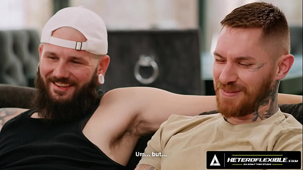 Play MP4 - HETEROFLEXIBLE - Straight Pals Johnny Hill & Zak Bishop Succumb To Gay Anal Lust During Jerk-Off