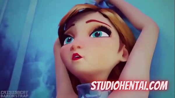 Elza from frozen dominates girl 