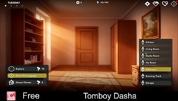 Tomboy Dasha Demo (free game itchio) Visual Novel, Adult, Anime, Dating Sim, Eroge, Erotic, Hentai, NSFW, Porn, sex 