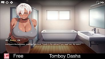 Tomboy dasha demo free game itchio visual novel adult anime dating sim eroge erotic hentai nsfw porn sex 
