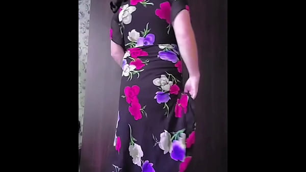 Sissy Slut Mini Leather Jacket and Mini Leather Skirt Crossdresser 