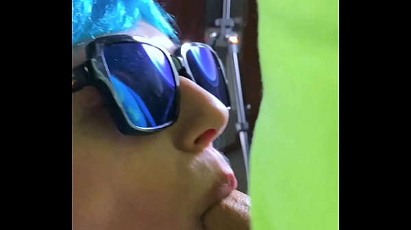 Sexy milf got solid load of jizz on her glasses 