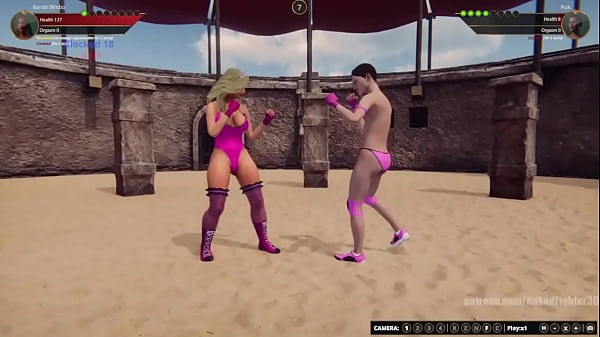Bambi_Bimbo VSRok Naked Fighter 3D
