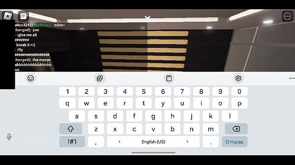 Me g etting hard fucked and creampied in roblox by other player
