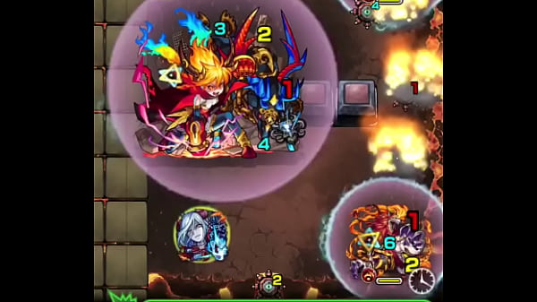 Monster strike great shot 
